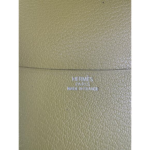Hermes Lime Green Leather Agenda Cover - Picture 3 of 9
